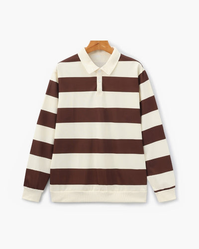 Vintage Stripe Rugby Polo