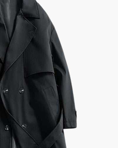 Classic Double-Breasted Trench Coat