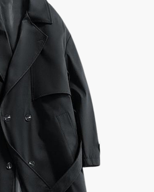 Classic Double-Breasted Trench Coat