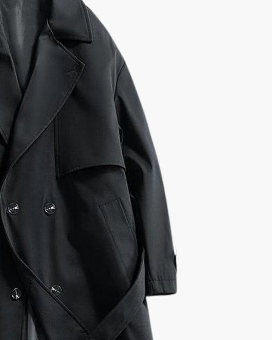 Classic Double-Breasted Trench Coat