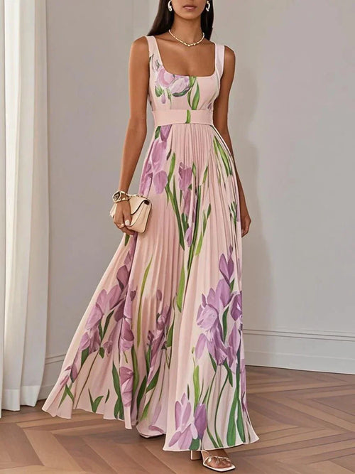 Brooklyn | Women’s Boho Floral Flowing A Line Dress