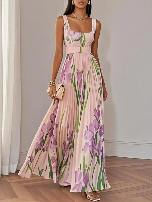 Brooklyn | Women’s Boho Floral Flowing A Line Dress
