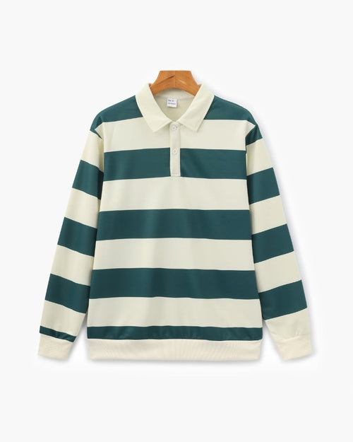 Vintage Stripe Rugby Polo