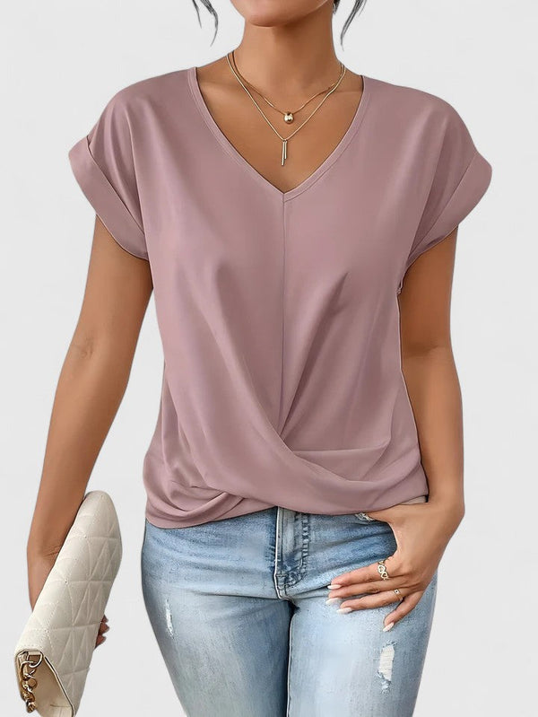 Mahrianne | V-Neck Casual Top