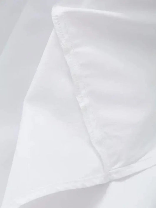Lauren | Elegant White Midi Dress