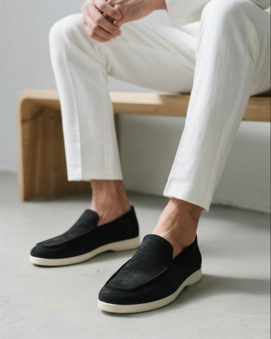 Old Money Suede Loafers