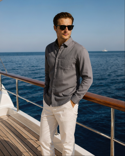 Cape Town - 100% Linen Shirt