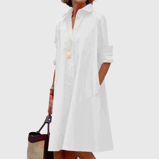 Paige | Elegant Dress With Pockets