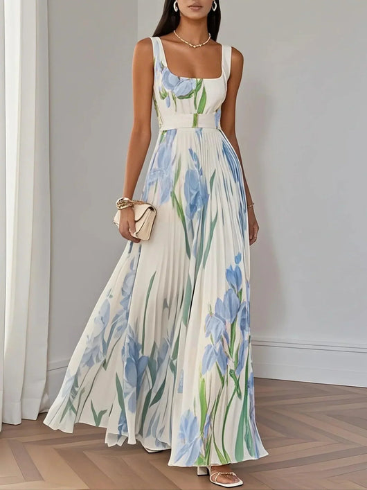Brooklyn | Women’s Boho Floral Flowing A Line Dress