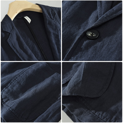 Tavira Breathable Linen Blazer — Lightweight, Fresh, All-Day Comfort