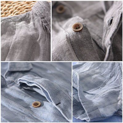 Benton Linen Short-Sleeve Shirt