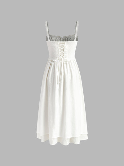 Celeste | Spaghetti Strap Midi Dress