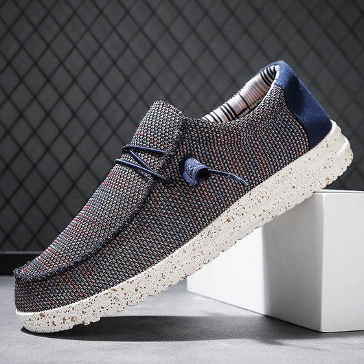 Verona Canvas Slip-On Boat Shoes — Effortless Comfort and Nautical Style