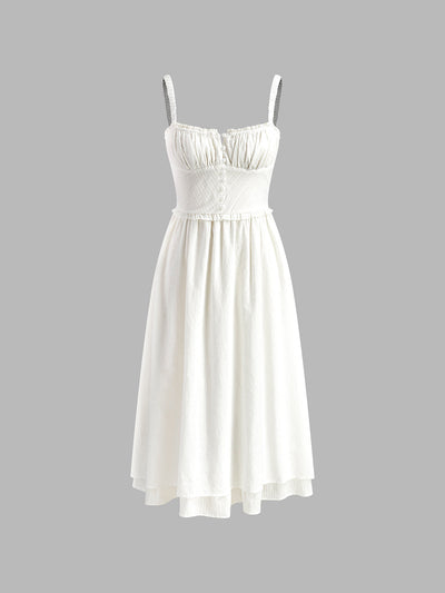 Celeste | Spaghetti Strap Midi Dress