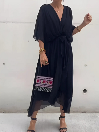 Wrap Midi Dress – Casual Dress | Sylvia