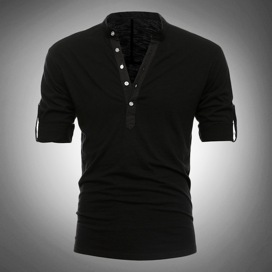 Marcello Slim-Fit Cotton Short-Sleeve Shirt — Modern, Breathable Comfort