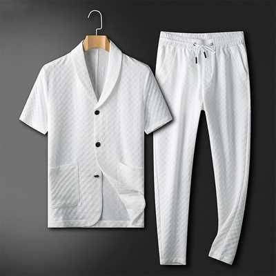 Blythe Cotton Waffle-Weave Lounge Set