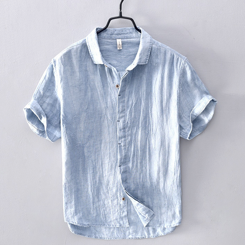 Benton Linen Short-Sleeve Shirt