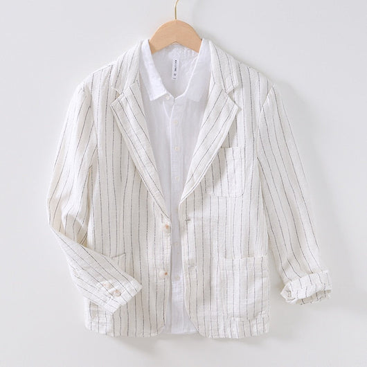Caldera Relaxed-Fit Linen Blazer — Effortless Style, Breathable Comfort
