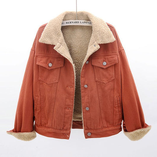 Brennan Denim Jacket with Plush Sherpa Lining