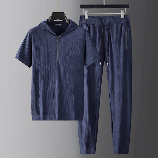 Hudson Rayon Athleisure Hoodie & Jogger Set