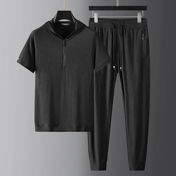 Hudson Rayon Athleisure Hoodie & Jogger Set