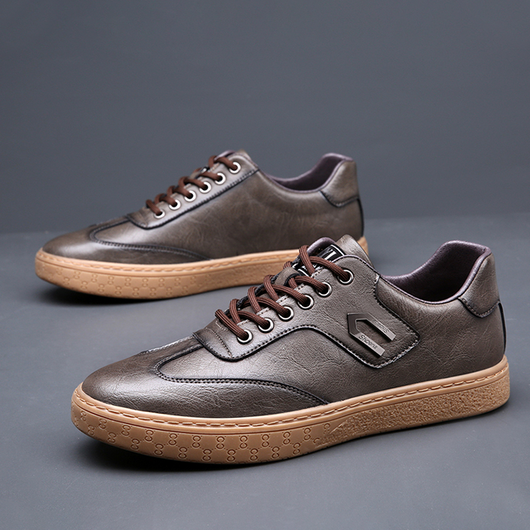 Hudson Leather Lace-Up Sneakers — Timeless Style, Premium Comfort