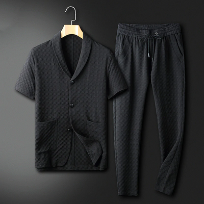 Blythe Cotton Waffle-Weave Lounge Set