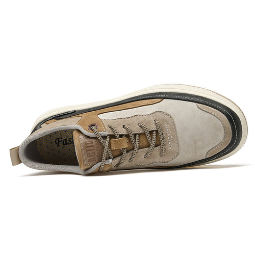 Mercer Suede Leather Colorblock Sneakers — Sleek, Modern Style with Everyday Comfort