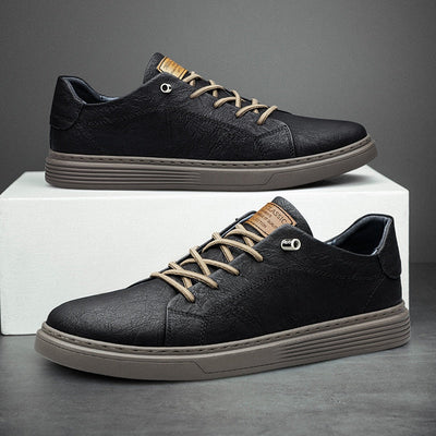 Halden Leather Low-Top Sneakers — Sleek, All-Day Comfort and Style