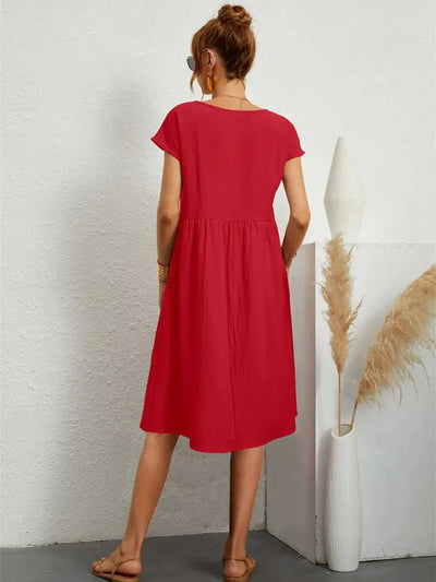 Smocked Pocket Midi Dress – Casual Summer Dress | Seraphine