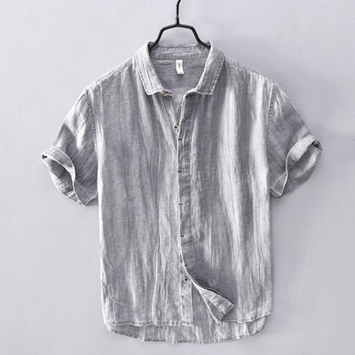 Benton Linen Short-Sleeve Shirt