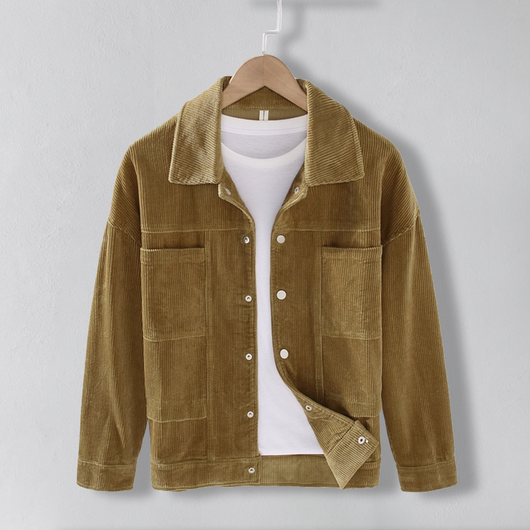 Redford Slim-Fit Corduroy Jacket - Modern, Tailored Fit in Classic Corduroy