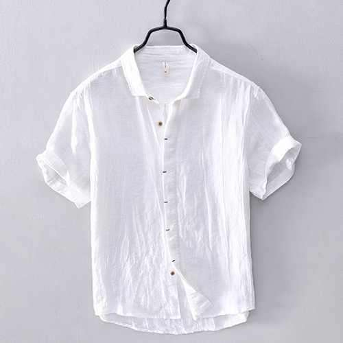 Benton Linen Short-Sleeve Shirt