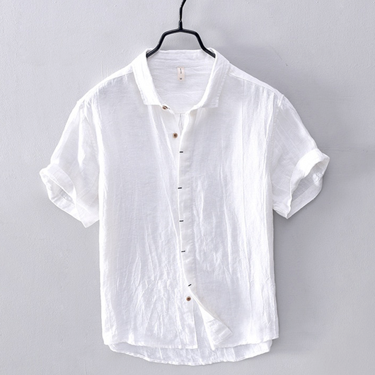 Benton Linen Short-Sleeve Shirt
