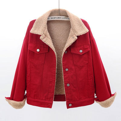 Brennan Denim Jacket with Plush Sherpa Lining