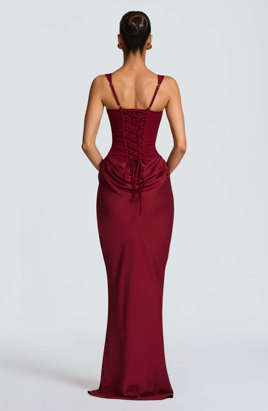 Ashley | Sleeveless Bodycon Maxi Wedding Guest Dress